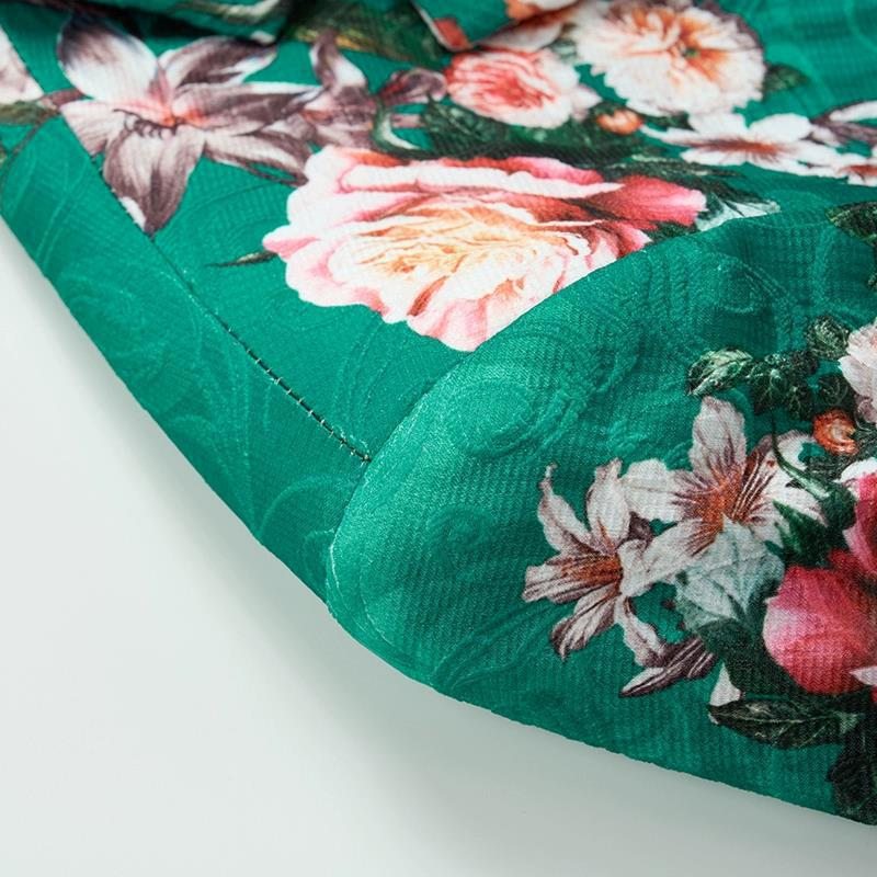 Blazer Sportkappa För Män Blommönster One Buttons Rose Mönster - Grön