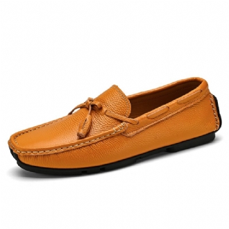 Loafers För Män Moccasin Tassel Cow Leather